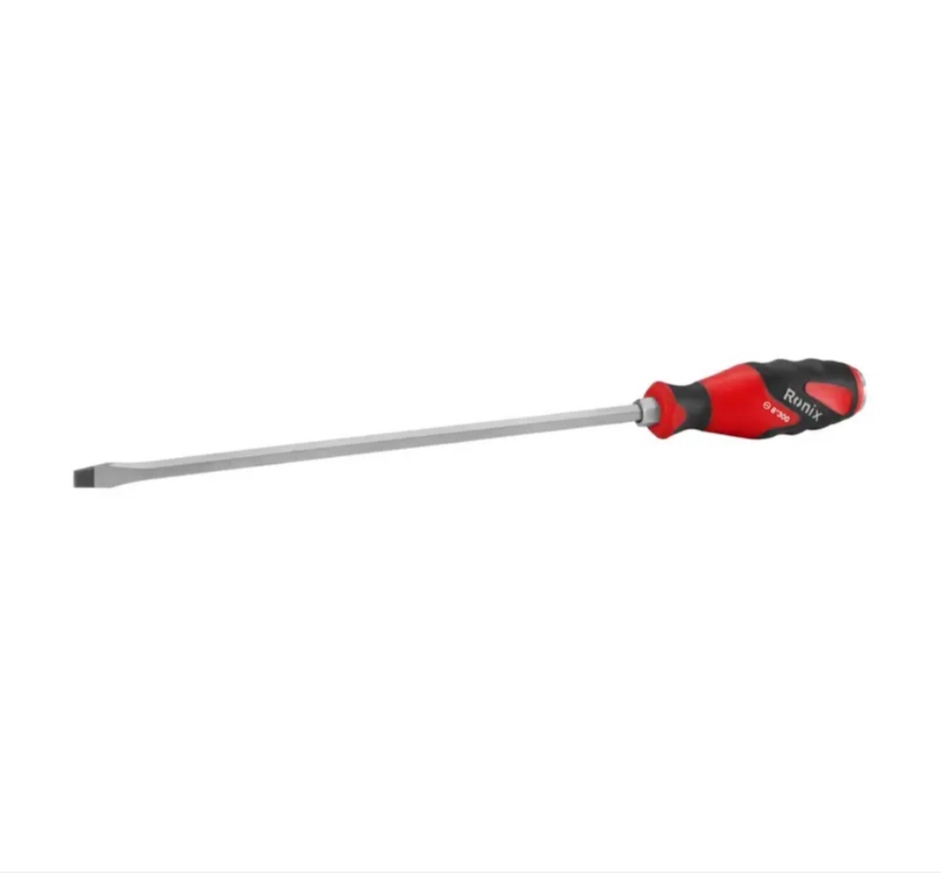 پیچ گوشتی دوسو 300*8 دسته TPR ضربه خور رونیکس RH_2989