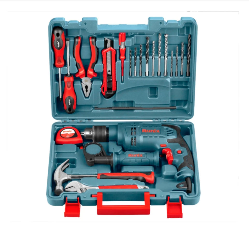 کیت دریل چکشی 21 پارچه رونیکس مدل  RS_0001