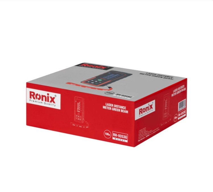 متر لیزری 100 متری نور سبز رونیکس مدل RH-9353G